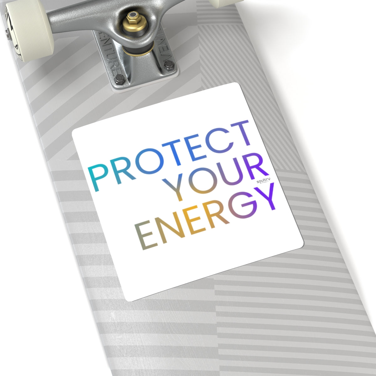 Protect Your Energy Kiss-Cut Stickers | Motivational Vinyl Stickers for Laptops, Water Bottles, Journals, Gift for Positivity Lovers