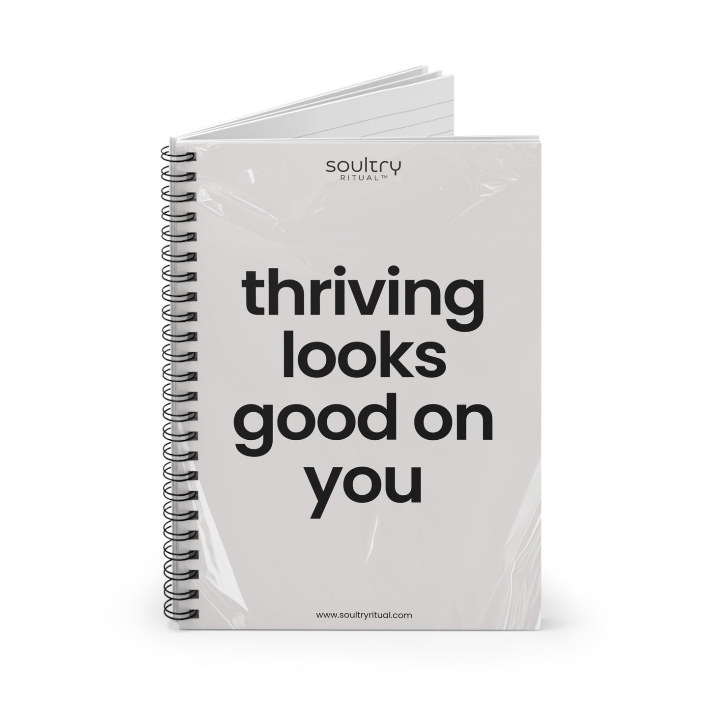 Spiral Notebook - Positive Affirmation Journal, Gratitude Planner, Inspirational Note Pad, Gifts for Students, Self-Care Stationery