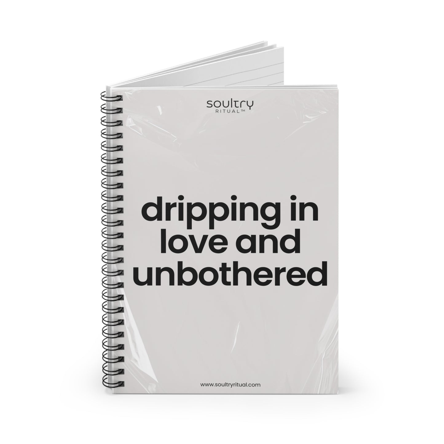 Dripping in Love Spiral Notebook - Ruled Line, Inspirational Journal, Gift for Friends, Stationery, Self-Care, Motivation