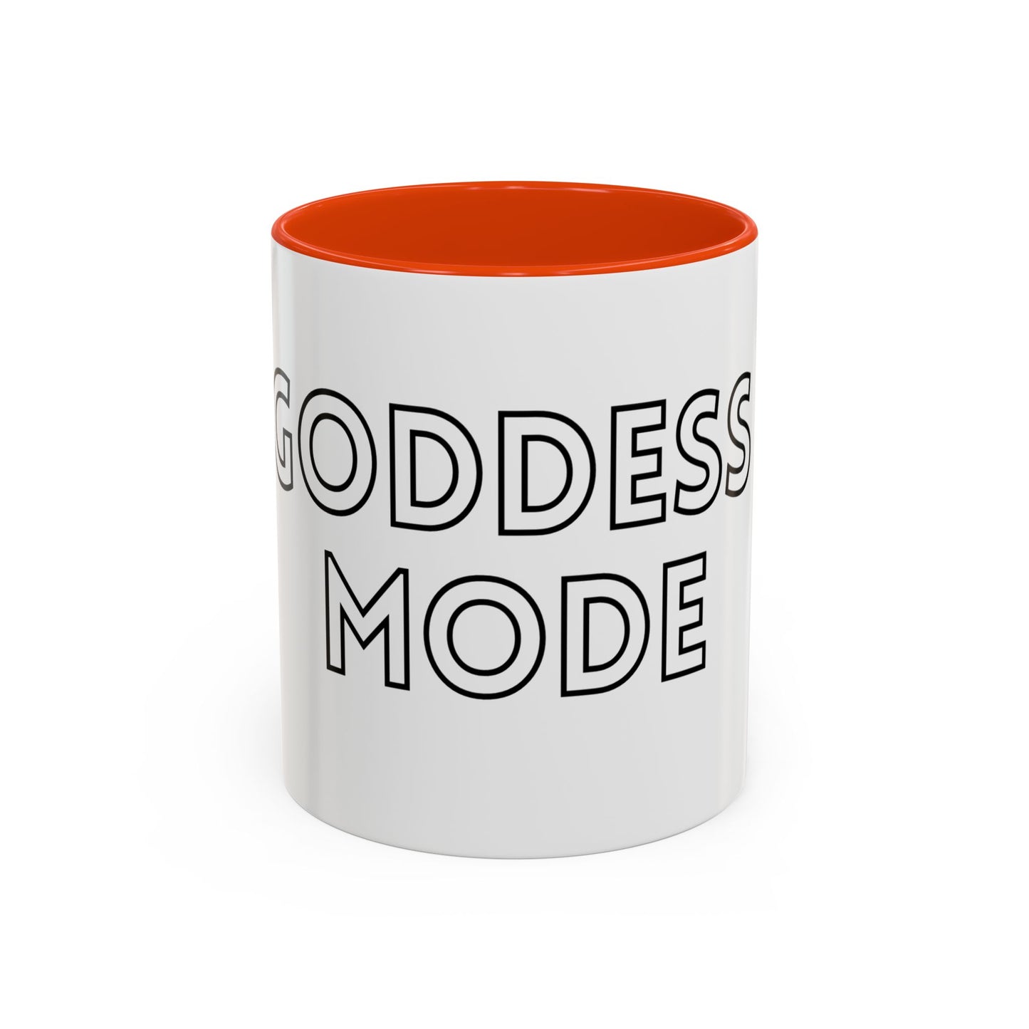 Goddess Mode Colorful Coffee Mug, Motivational Quote Mug, Gift for Her, Daily Inspiration Coffee Cup, Self-Care Mug, Unique Kitchenware