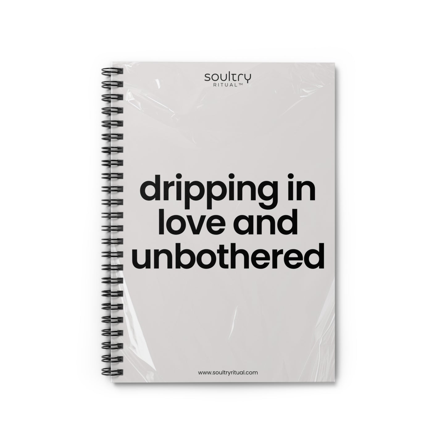 Dripping in Love Spiral Notebook - Ruled Line, Inspirational Journal, Gift for Friends, Stationery, Self-Care, Motivation