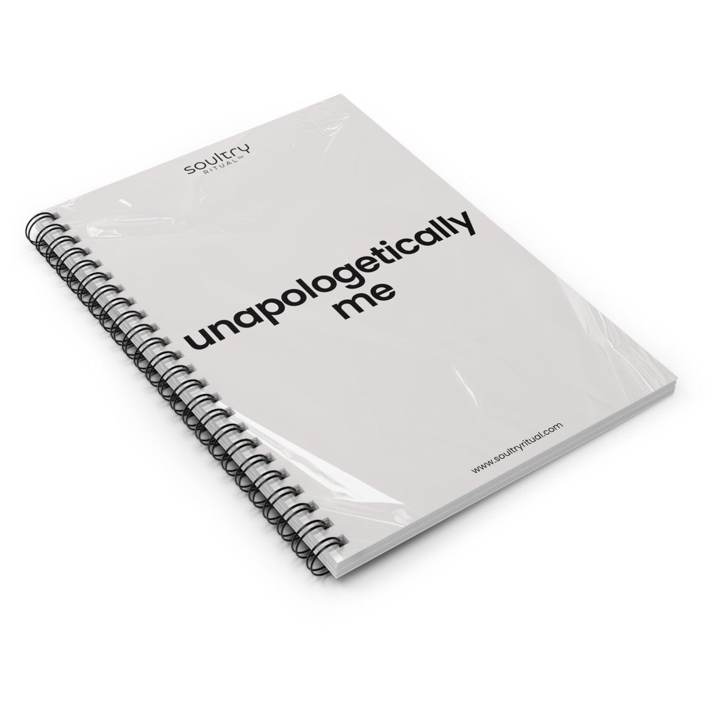 Unapologetically Me Spiral Notebook - Empowering Journal for Self-Expression, Ideal Gift for Writers, Students, and Creatives