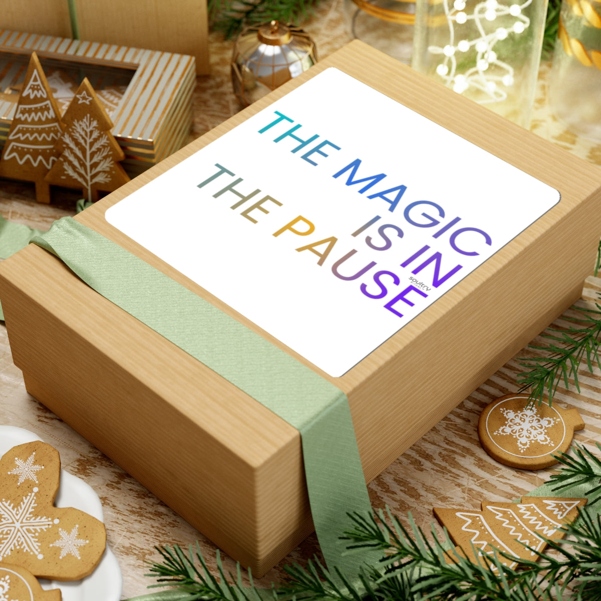The Magic is in the Pause Kiss-Cut Stickers | Inspirational Decor, Planner Stickers, Office Supplies, Gift Ideas, Motivational Art