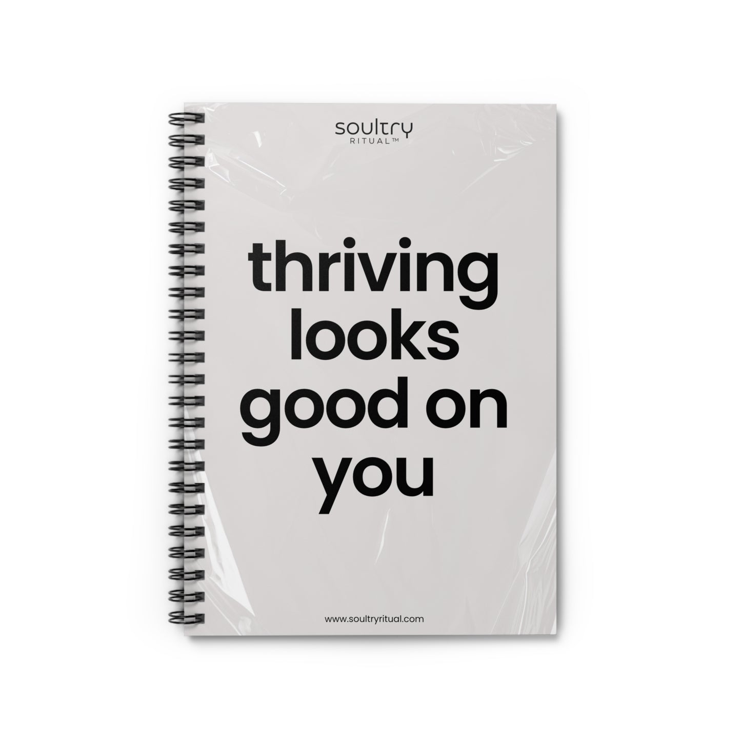 Spiral Notebook - Positive Affirmation Journal, Gratitude Planner, Inspirational Note Pad, Gifts for Students, Self-Care Stationery