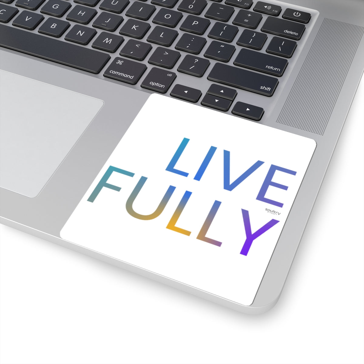 Inspirational Kiss-Cut Stickers | Live Fully Motivational Stickers for Laptops, Journals, Decor, Gifts, Self-Improvement