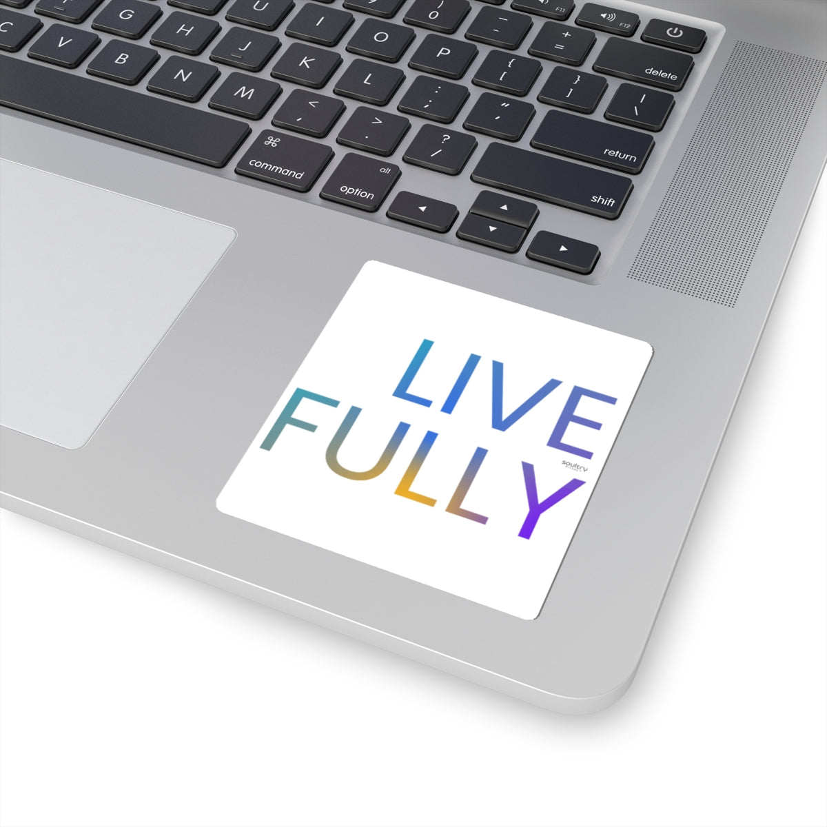 Inspirational Kiss-Cut Stickers | Live Fully Motivational Stickers for Laptops, Journals, Decor, Gifts, Self-Improvement