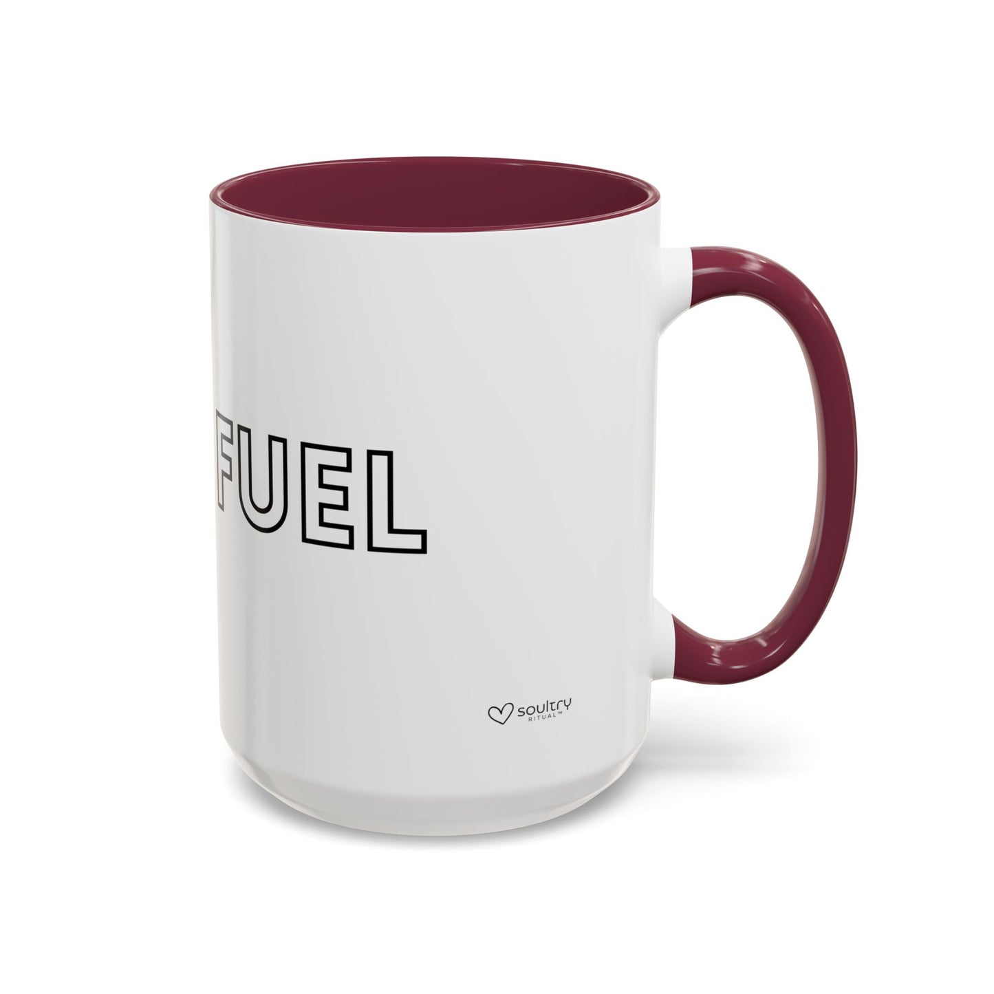 Soul Fuel Mug - Motivational Coffee Cup for Home, Office, Gift, Tea Lovers, Inspirational Drinkware