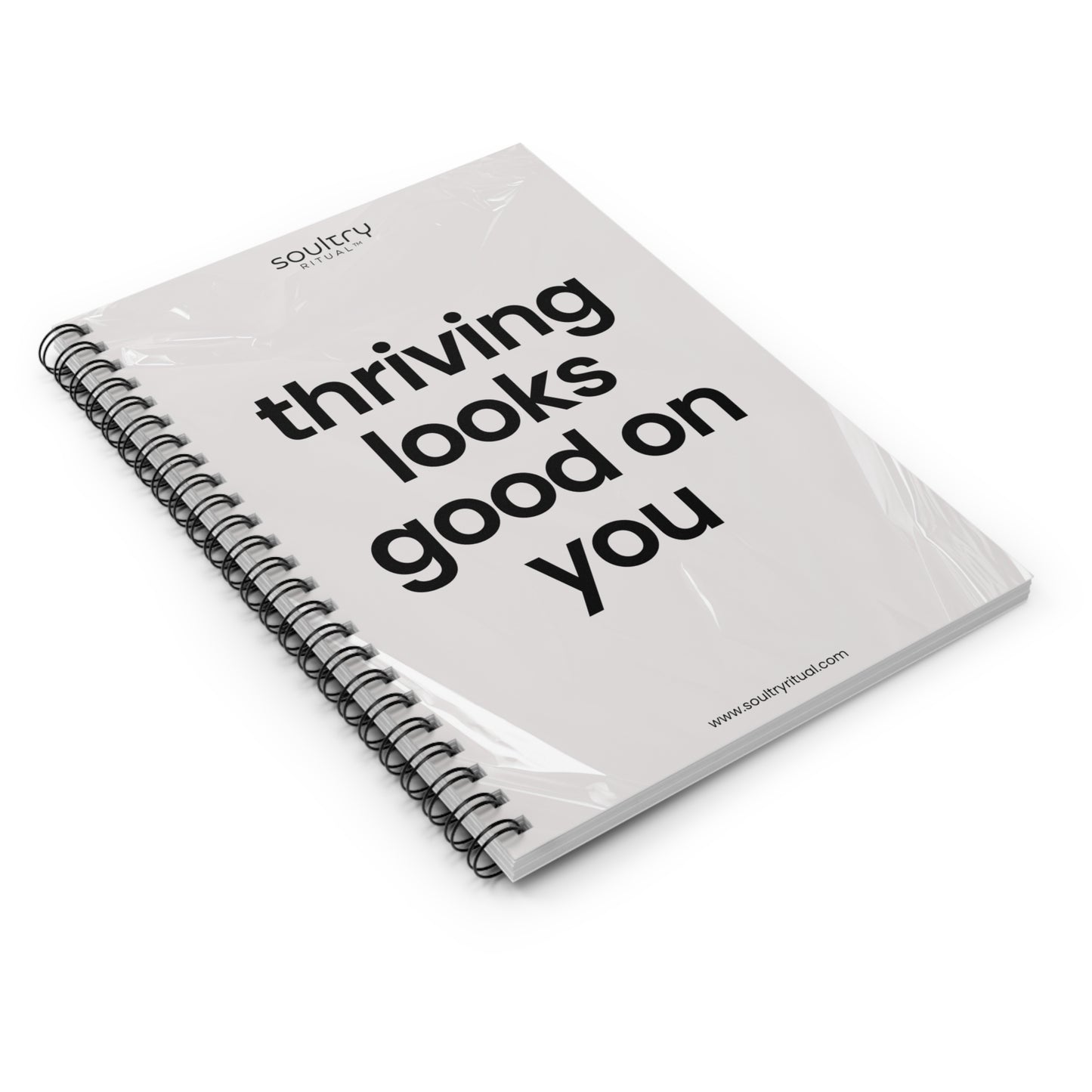 Spiral Notebook - Positive Affirmation Journal, Gratitude Planner, Inspirational Note Pad, Gifts for Students, Self-Care Stationery