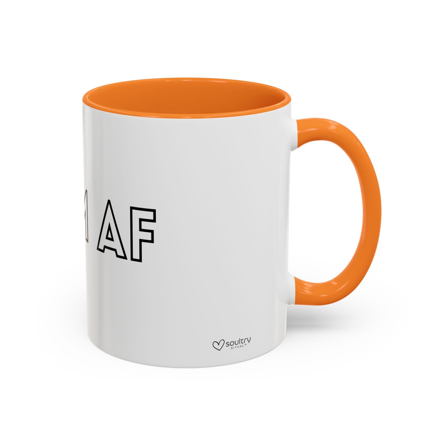 Calm AF Coffee Mug | Funny Gift for Friends, Office Humor, Self-Care Reminder, Relaxation, 11oz 15oz