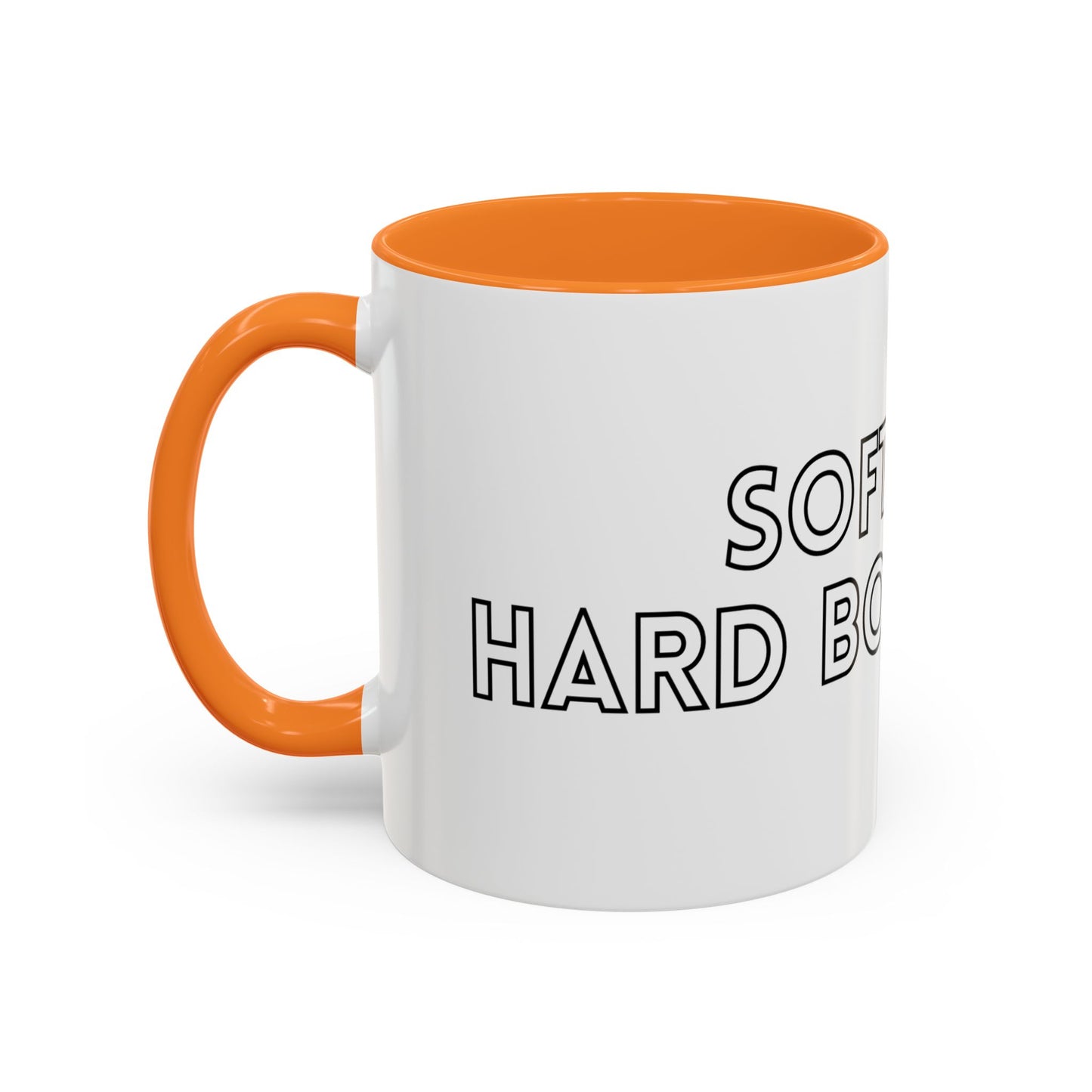 Colorful Boundary-Setting Mug - Soft Life, Hard Boundaries | Gift for Self-Care, Wellness, Motivation, Friendships, Inspirational Quotes