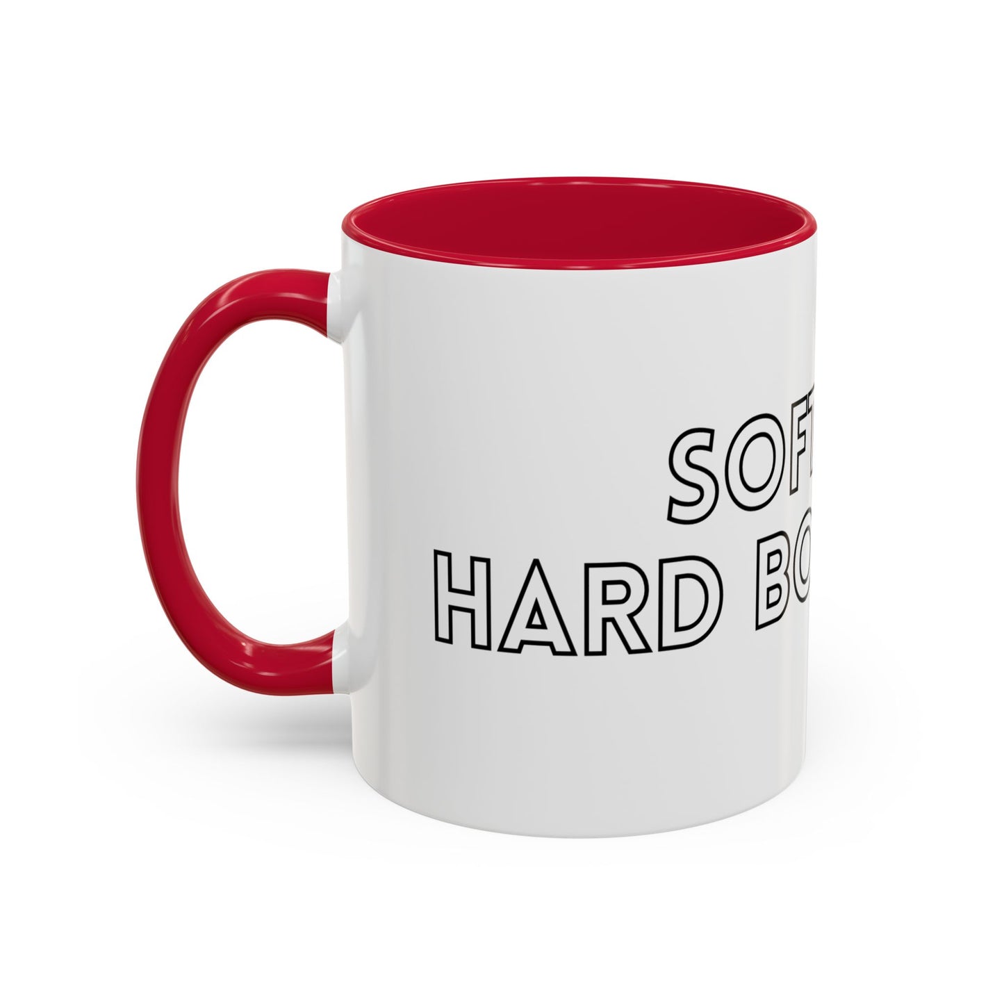 Colorful Boundary-Setting Mug - Soft Life, Hard Boundaries | Gift for Self-Care, Wellness, Motivation, Friendships, Inspirational Quotes