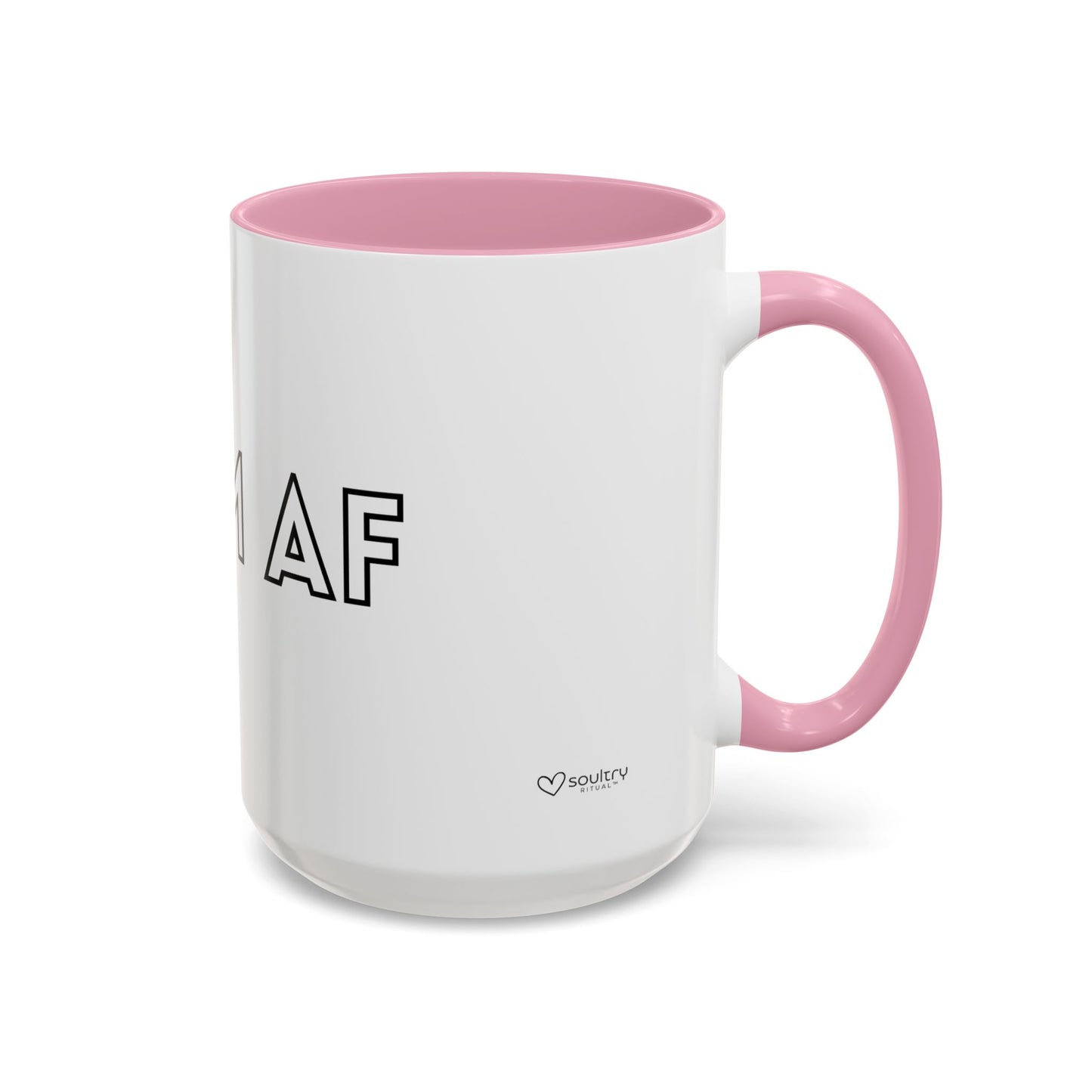 Calm AF Coffee Mug | Funny Gift for Friends, Office Humor, Self-Care Reminder, Relaxation, 11oz 15oz