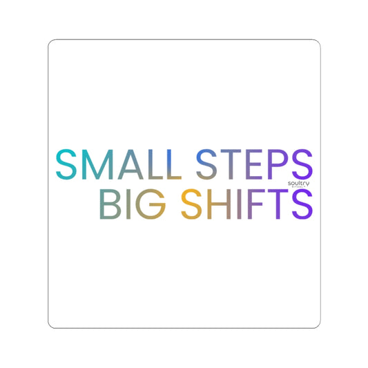 Inspirational Kiss-Cut Stickers for Motivation, Small Steps Big Shifts | Planner Decals, Journal Stickers, Laptop Decor, Gift Ideas, [...]