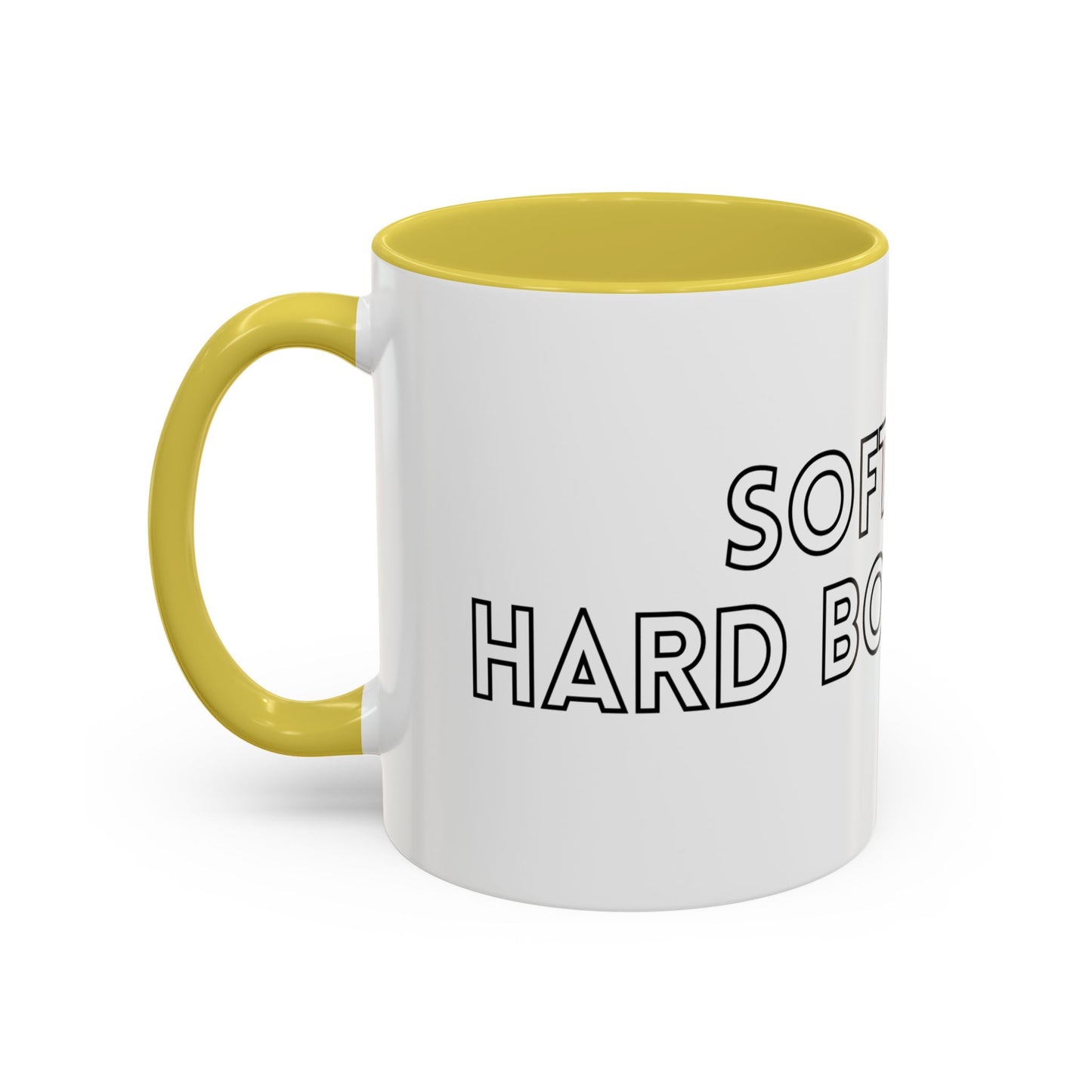 Colorful Boundary-Setting Mug - Soft Life, Hard Boundaries | Gift for Self-Care, Wellness, Motivation, Friendships, Inspirational Quotes