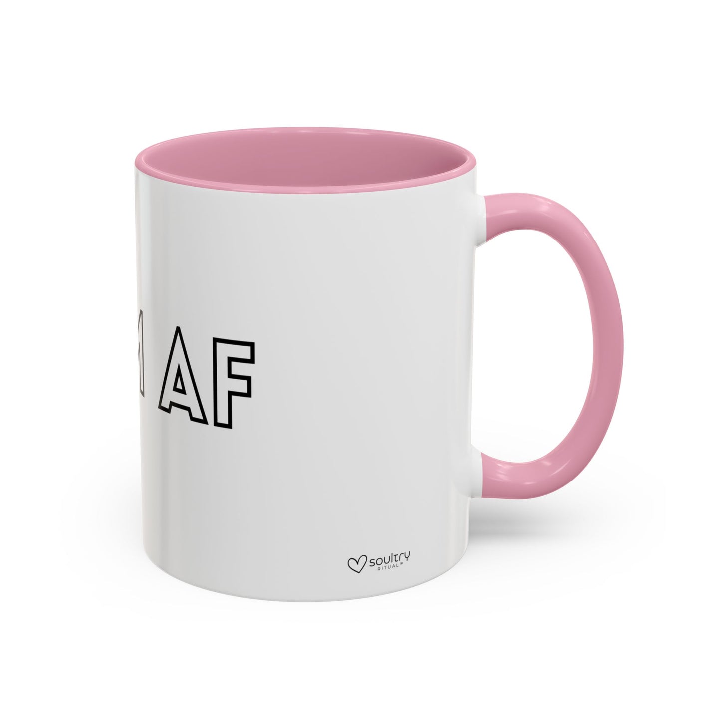 Calm AF Coffee Mug | Funny Gift for Friends, Office Humor, Self-Care Reminder, Relaxation, 11oz 15oz