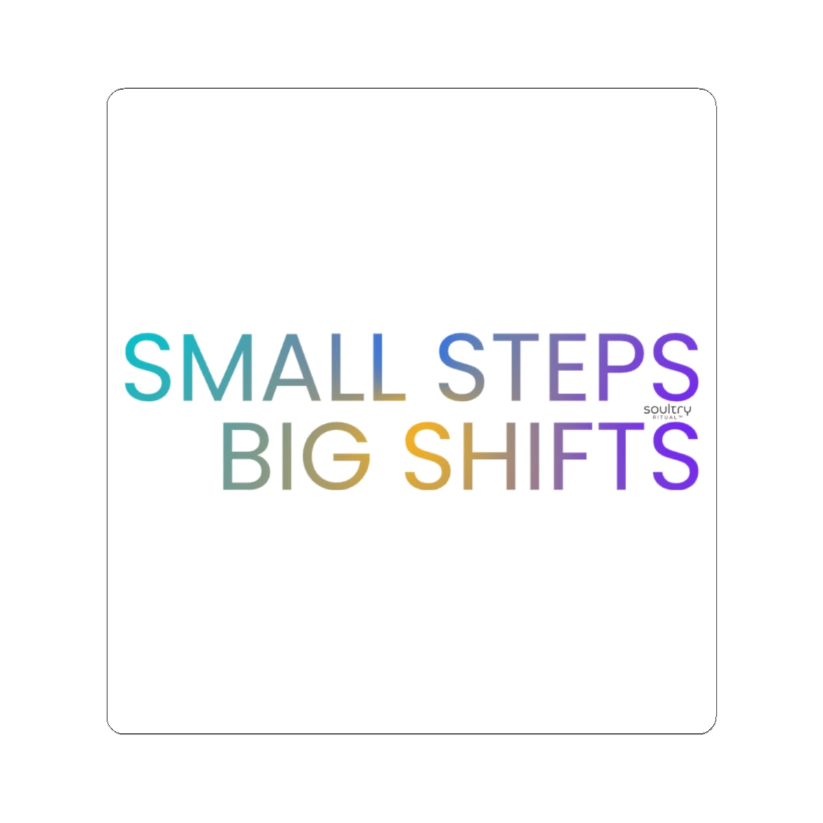 Inspirational Kiss-Cut Stickers for Motivation, Small Steps Big Shifts | Planner Decals, Journal Stickers, Laptop Decor, Gift Ideas, [...]