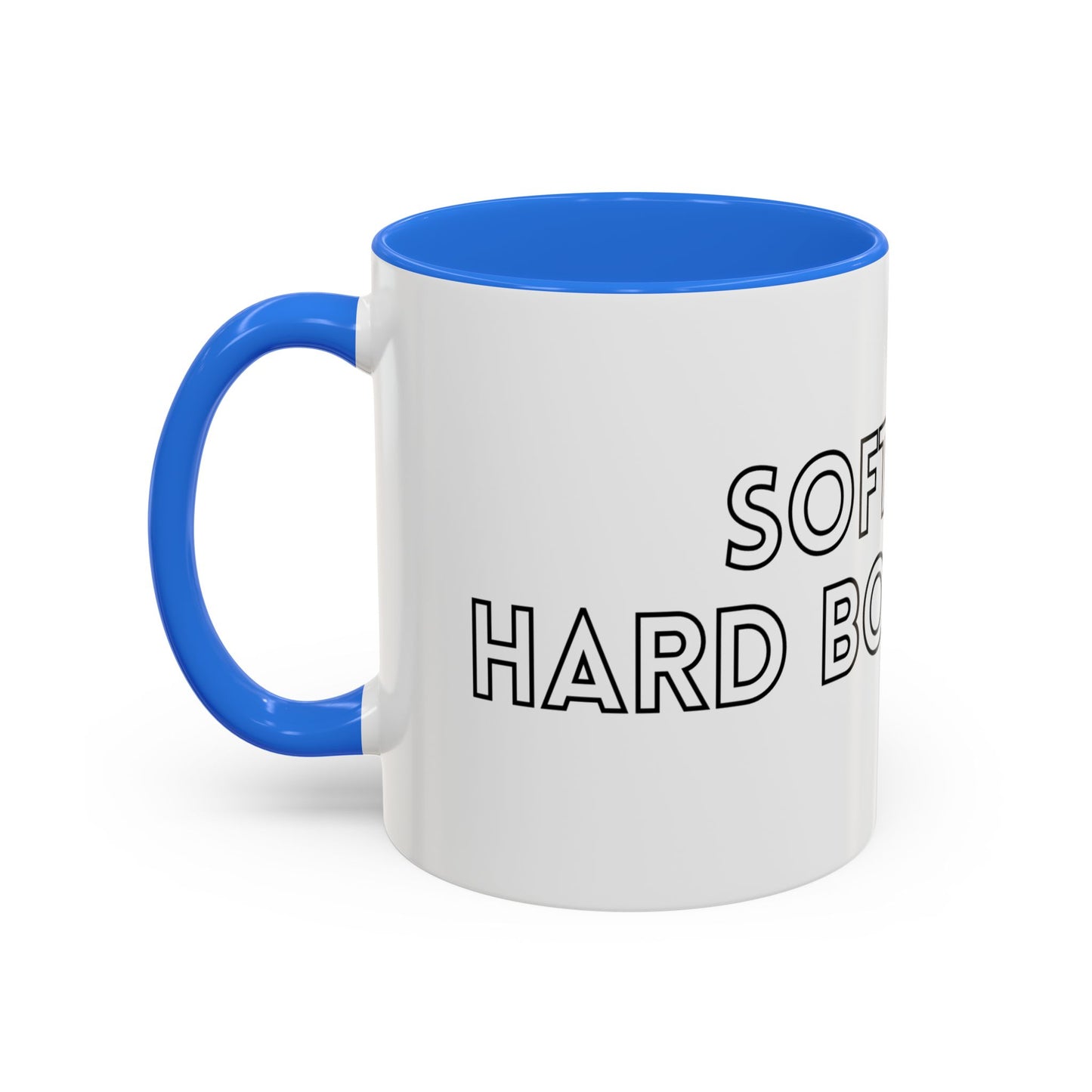 Colorful Boundary-Setting Mug - Soft Life, Hard Boundaries | Gift for Self-Care, Wellness, Motivation, Friendships, Inspirational Quotes