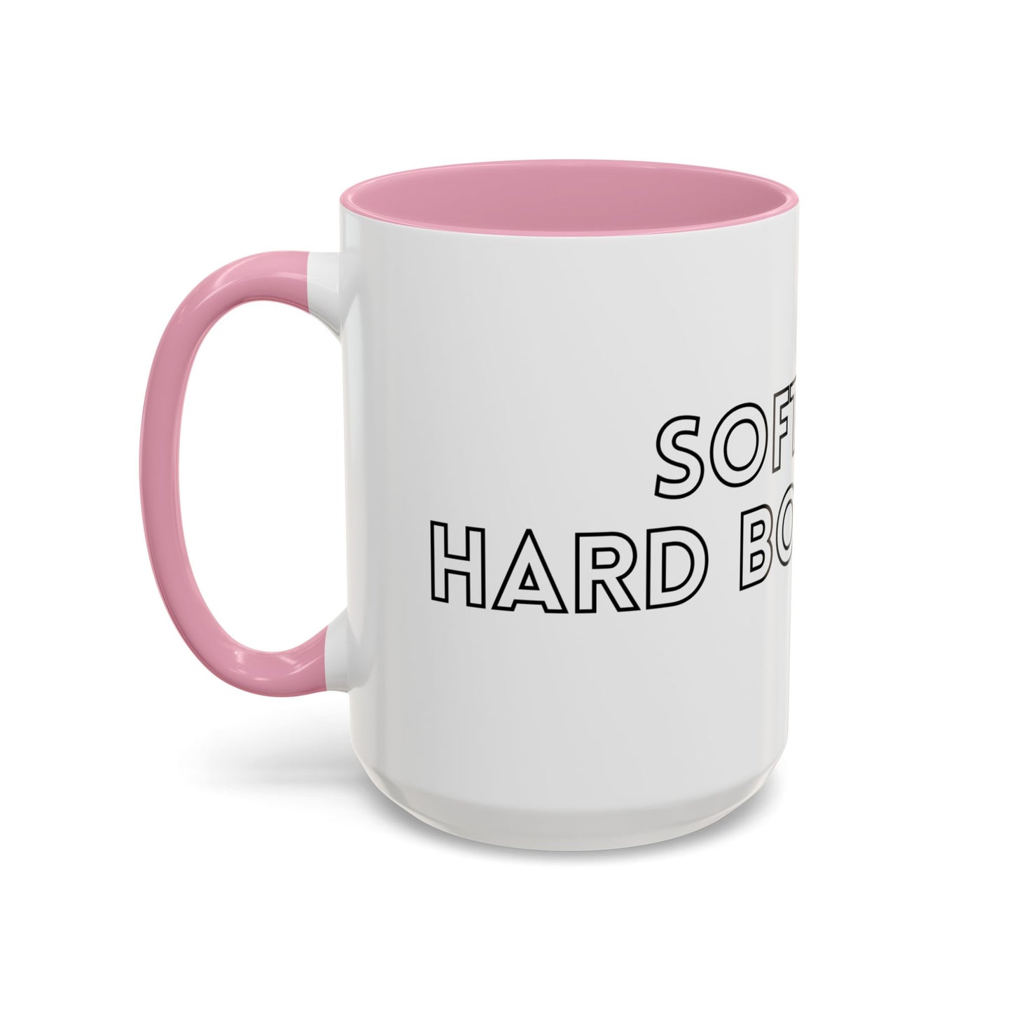 Colorful Boundary-Setting Mug - Soft Life, Hard Boundaries | Gift for Self-Care, Wellness, Motivation, Friendships, Inspirational Quotes