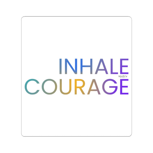 Motivational Kiss-Cut Stickers for Courage and Inspiration | Perfect for Journals, Laptops, Water Bottles, Gift Ideas, Positive Affirmations