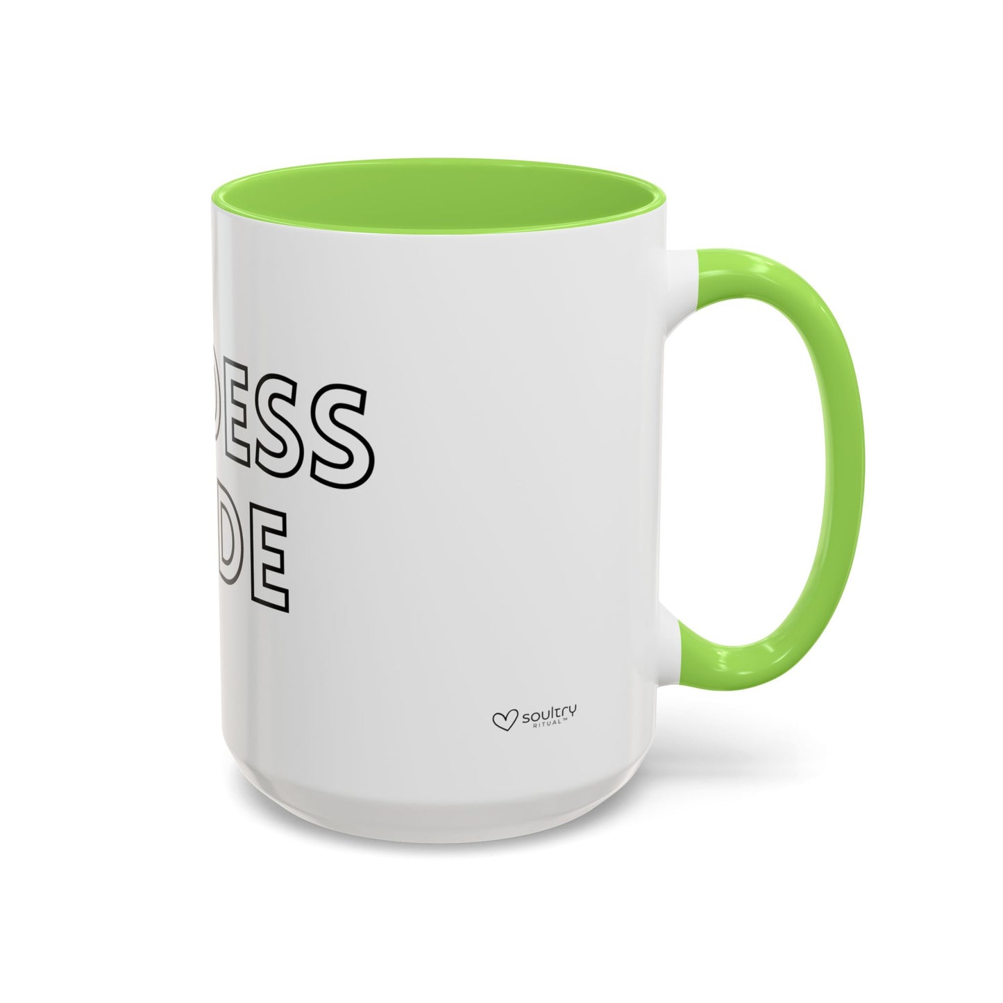 Goddess Mode Colorful Coffee Mug, Motivational Quote Mug, Gift for Her, Daily Inspiration Coffee Cup, Self-Care Mug, Unique Kitchenware