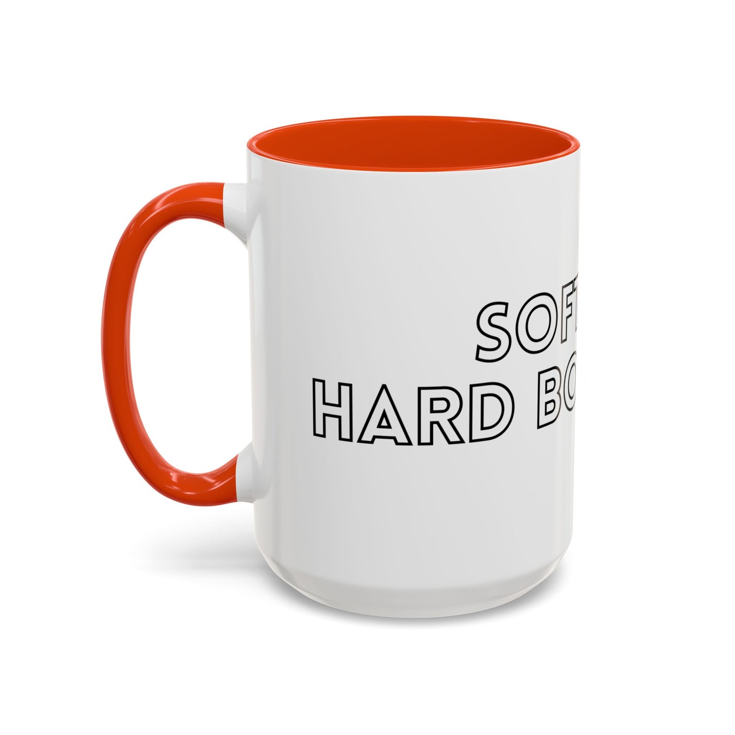 Colorful Boundary-Setting Mug - Soft Life, Hard Boundaries | Gift for Self-Care, Wellness, Motivation, Friendships, Inspirational Quotes