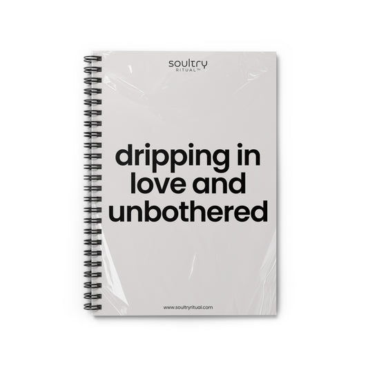Dripping in Love Spiral Notebook - Ruled Line, Inspirational Journal, Gift for Friends, Stationery, Self-Care, Motivation