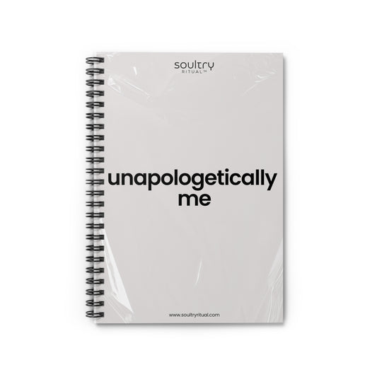 Unapologetically Me Spiral Notebook - Empowering Journal for Self-Expression, Ideal Gift for Writers, Students, and Creatives