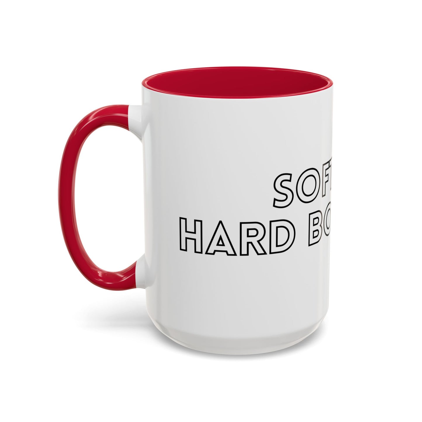 Colorful Boundary-Setting Mug - Soft Life, Hard Boundaries | Gift for Self-Care, Wellness, Motivation, Friendships, Inspirational Quotes