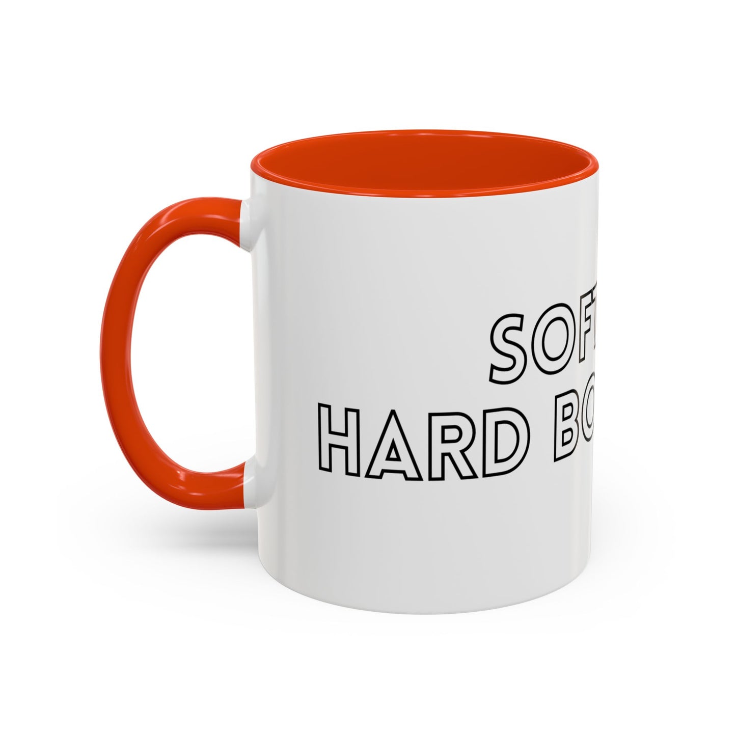 Colorful Boundary-Setting Mug - Soft Life, Hard Boundaries | Gift for Self-Care, Wellness, Motivation, Friendships, Inspirational Quotes