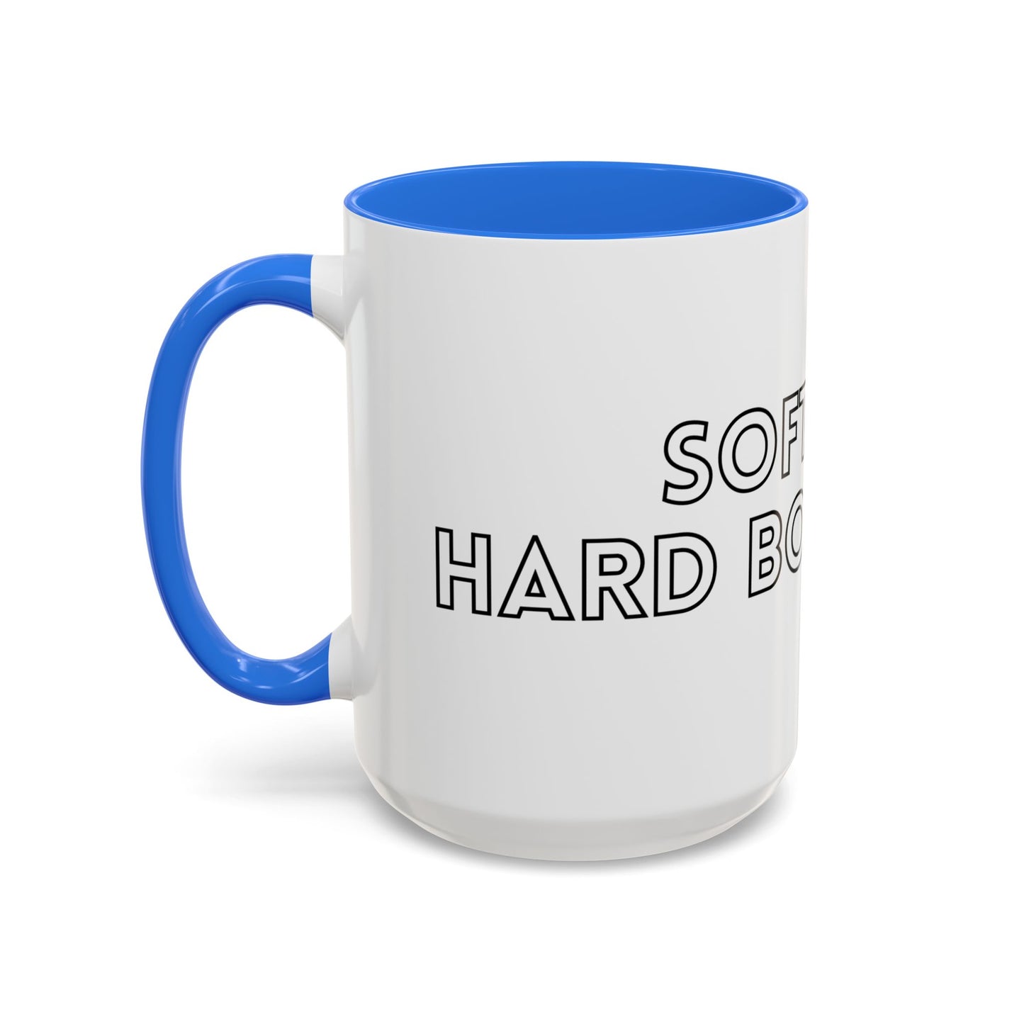 Colorful Boundary-Setting Mug - Soft Life, Hard Boundaries | Gift for Self-Care, Wellness, Motivation, Friendships, Inspirational Quotes