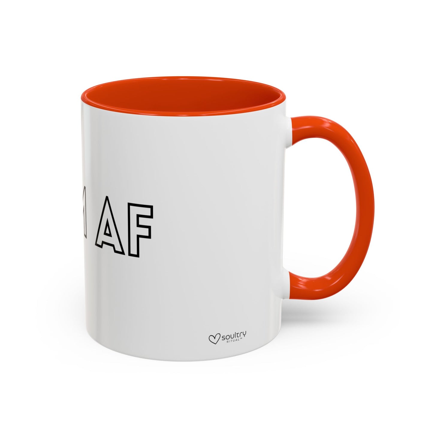 Calm AF Coffee Mug | Funny Gift for Friends, Office Humor, Self-Care Reminder, Relaxation, 11oz 15oz