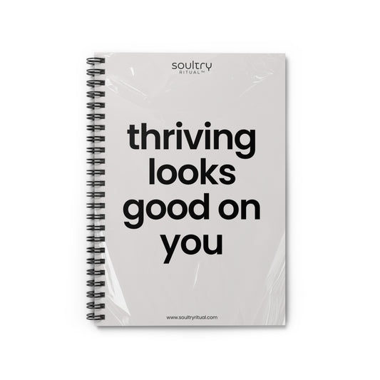 Spiral Notebook - Positive Affirmation Journal, Gratitude Planner, Inspirational Note Pad, Gifts for Students, Self-Care Stationery