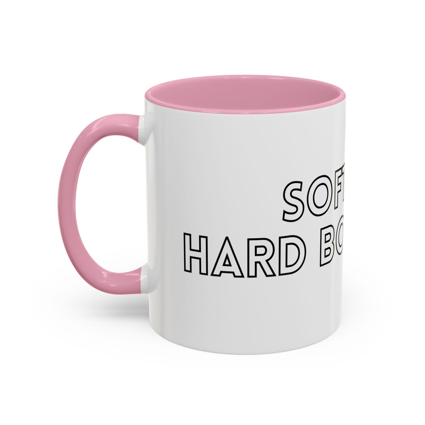 Colorful Boundary-Setting Mug - Soft Life, Hard Boundaries | Gift for Self-Care, Wellness, Motivation, Friendships, Inspirational Quotes