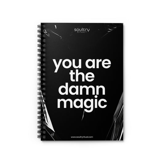 Empowering Spiral Notebook - You Are The Damn Magic, Inspirational Stationery, Journal for Self-Discovery, Gift for Creative Souls, [...]