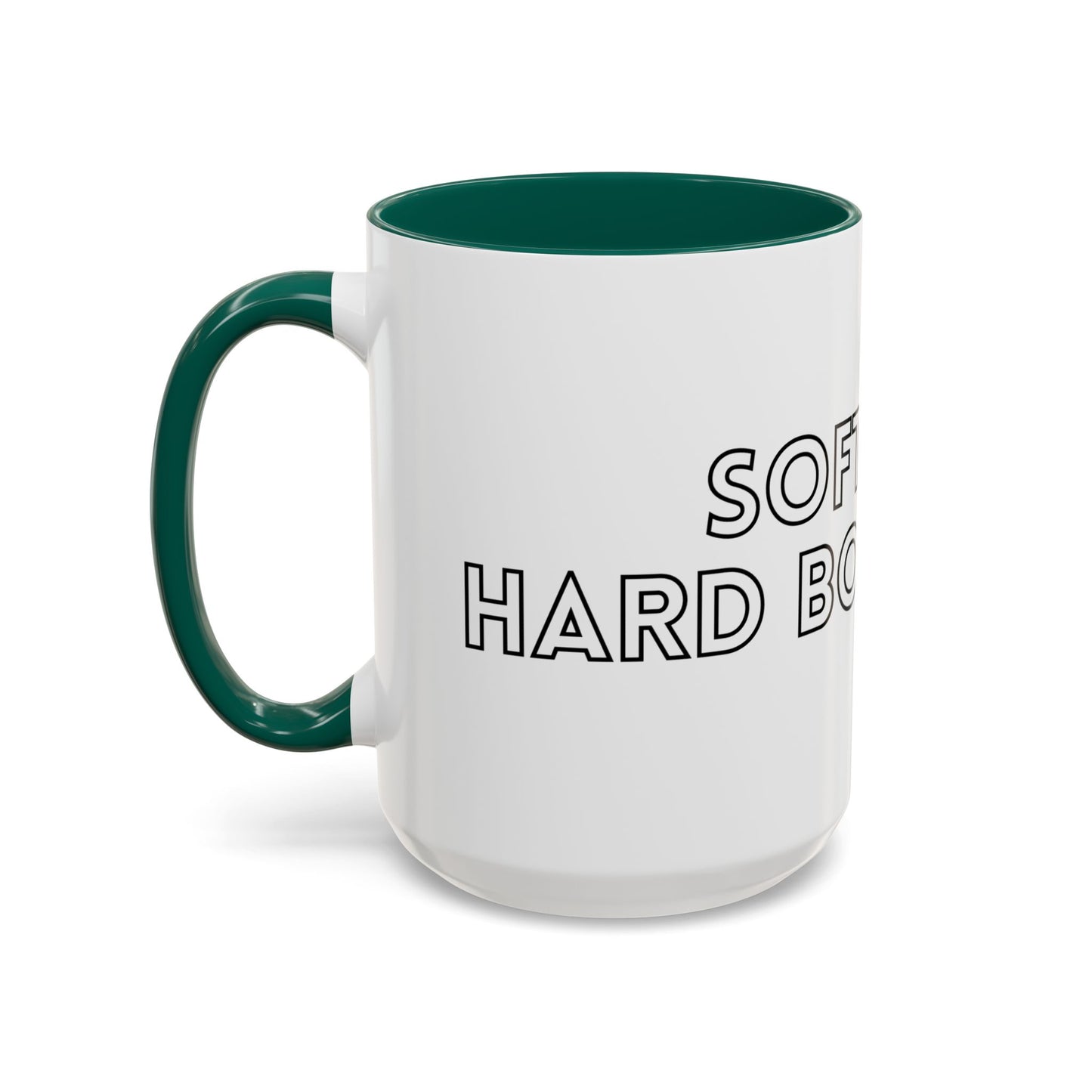 Colorful Boundary-Setting Mug - Soft Life, Hard Boundaries | Gift for Self-Care, Wellness, Motivation, Friendships, Inspirational Quotes