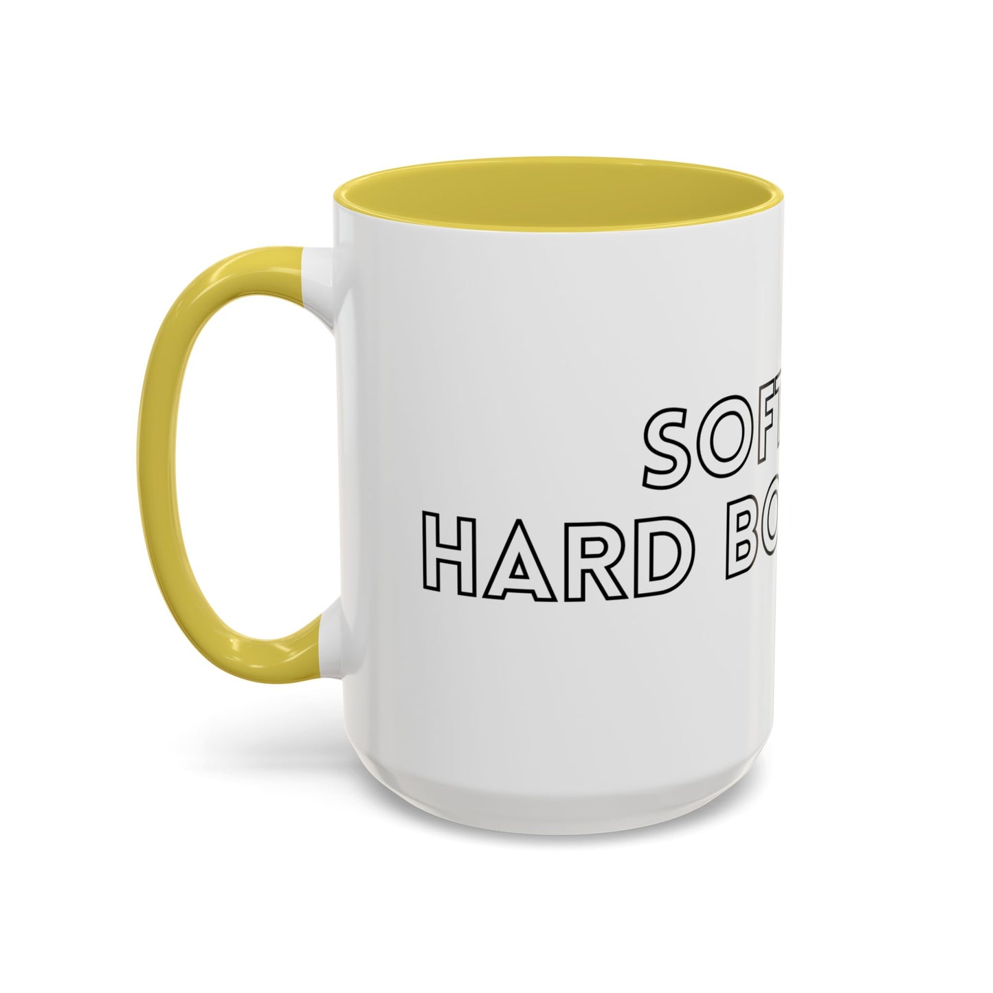 Colorful Boundary-Setting Mug - Soft Life, Hard Boundaries | Gift for Self-Care, Wellness, Motivation, Friendships, Inspirational Quotes