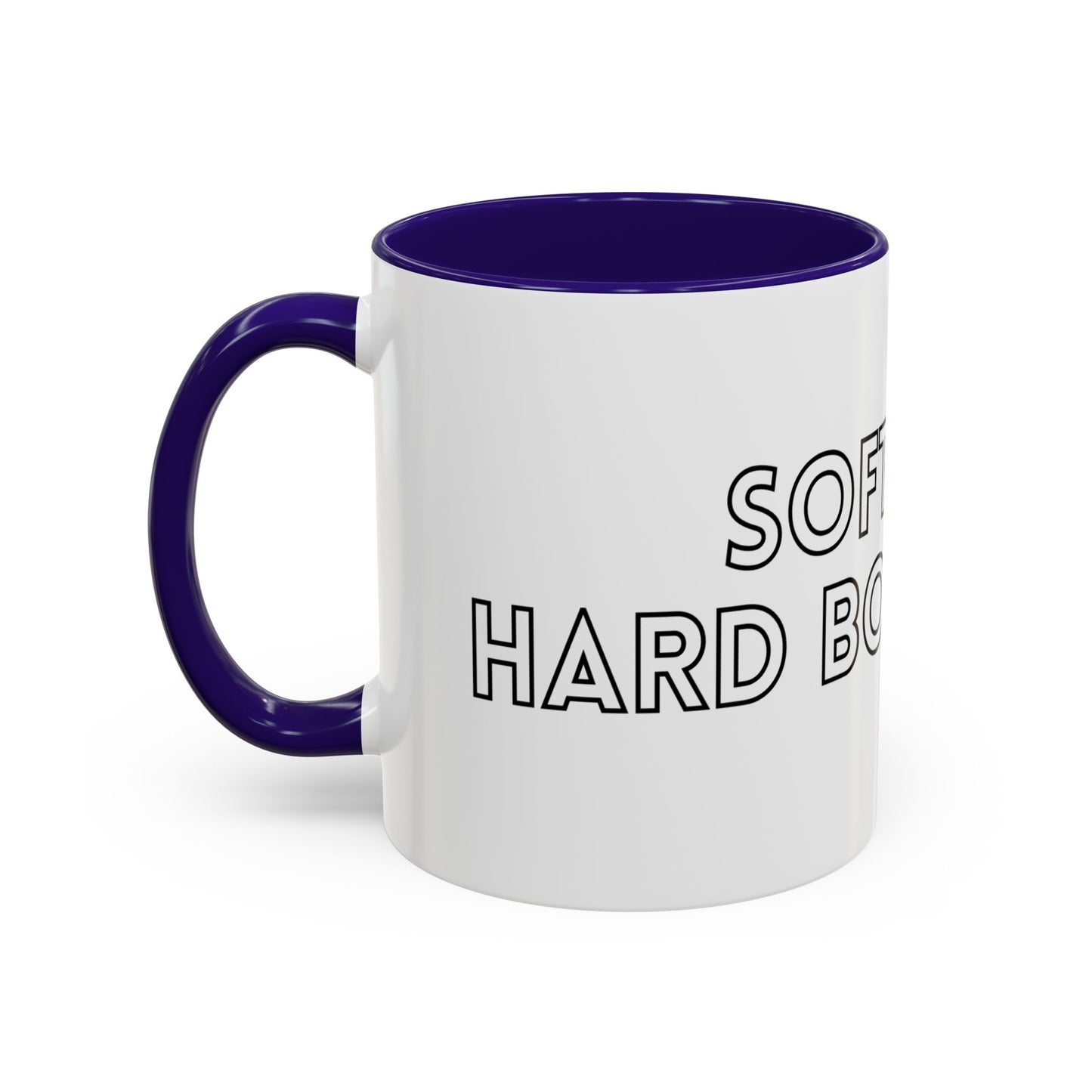 Colorful Boundary-Setting Mug - Soft Life, Hard Boundaries | Gift for Self-Care, Wellness, Motivation, Friendships, Inspirational Quotes